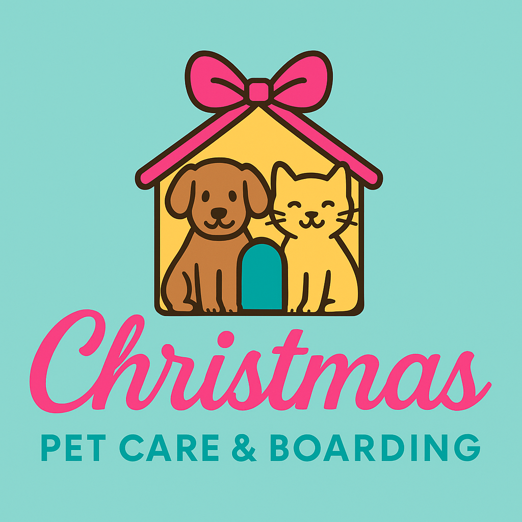 Christmas Pet Care & Boarding Logo